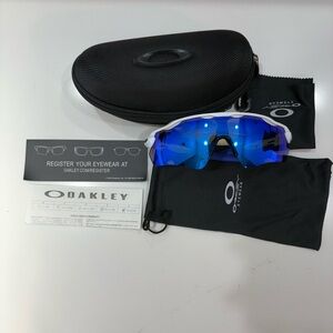 Oakley White and Blue Sunglasses with Case